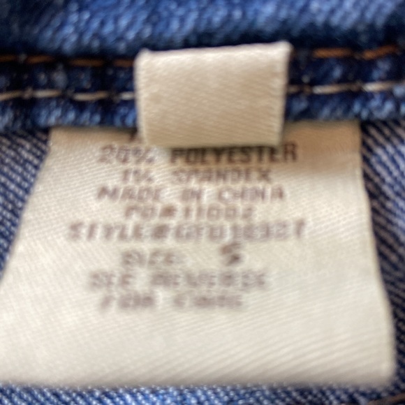 Paris Blues Jean Shorts sz 5 - Picture 4 of 5